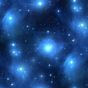 the pleiades star cluster 