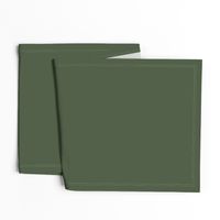 solid Bayeux olive green (4F5D44)