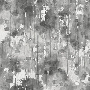 WATERCOLOR ABSTRACT TENDERNESS black and white