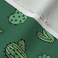 green_sketch_cacti_attern