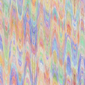 WATERCOLOR MARBLED PAPER ORANGE CORAL PERIWINKLE BLUE