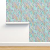 MARBLED PAPER AQUA BLUE