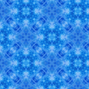 Blue watercolor Kaleidoscope 