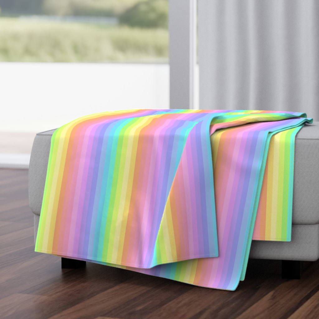 rainbow stripes pastel