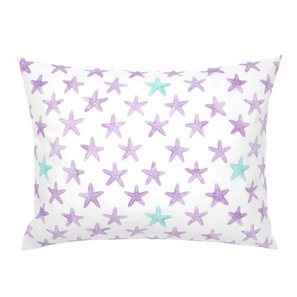 starfish purple - mermaid coordinate