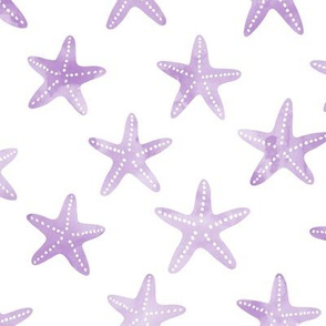 starfish purple - mermaid coordinate