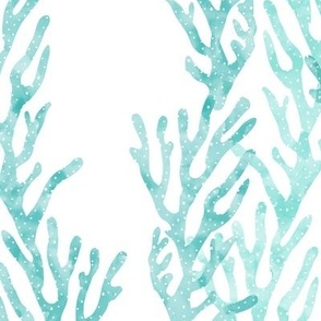 coral teal - mermaid coordinate