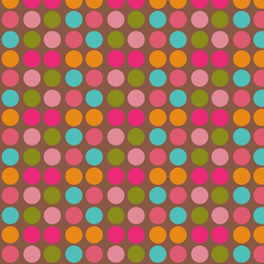Multi Color Polka Dots