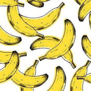 Banana Fabric, Wallpaper and Home Decor | Spoonflower