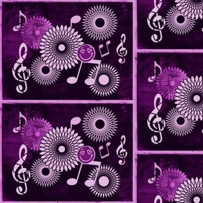 MDZ35 - Musical Daze in Monochromatic Purple Medley