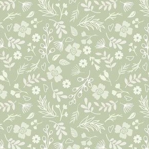 Timeless - Mini Floral, Green