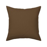 narrow chocolate brown stripes