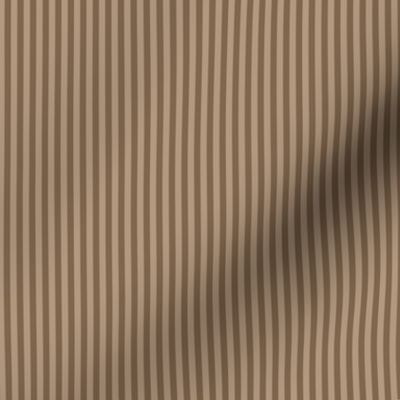 narrow stripes in mocha brown