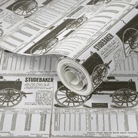 1925 Studebaker wagon ad (white)