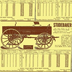 1925 Studebaker wagon ad (colorized)