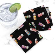 Essential Oils Scatter Black