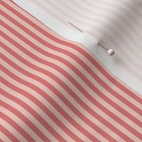 skinny stripes - coral and pink