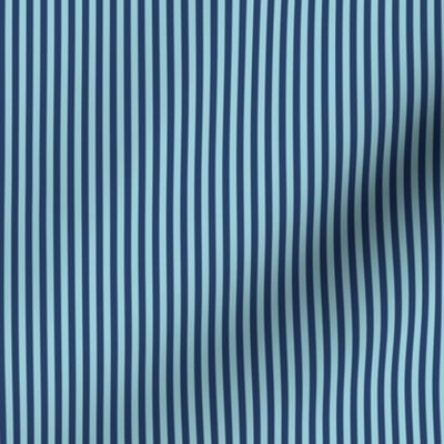 skinny stripes - light blue and navy