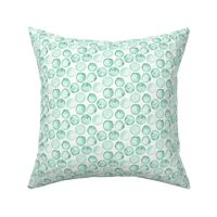 Watercolor spots Mint Green large watercolour polka dots_Miss Chiff Designs