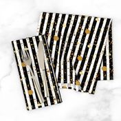 Stripes & Splatter - Gold - Small Scale