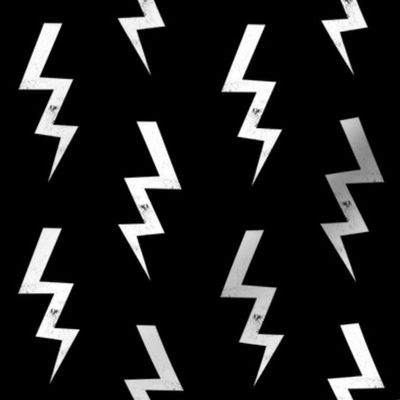 bolt fabric halloween lightning bolt design super hero bolt design bw