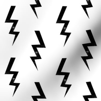 bolt fabric halloween lightning bolt design super hero bolt design bw