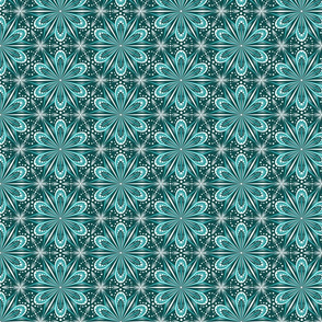 Mandala Lace (teal)(sm)