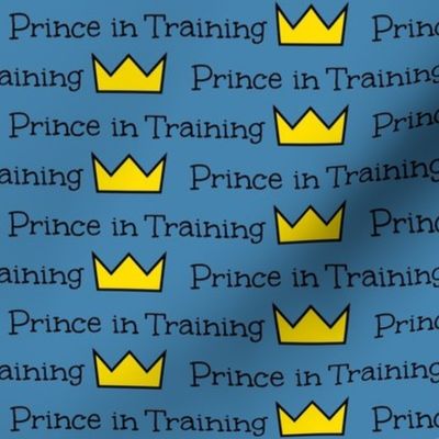 Prince in Training- Small