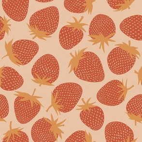 Strawberries - red/gold