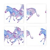 Running Purple Zebras 