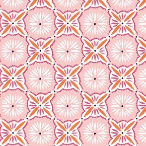 Daisy Tile - Rose