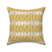 Gold & Silver  Diamond Damask