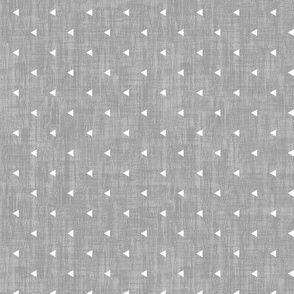 Tiny Triangles - Gray Texture - vertical