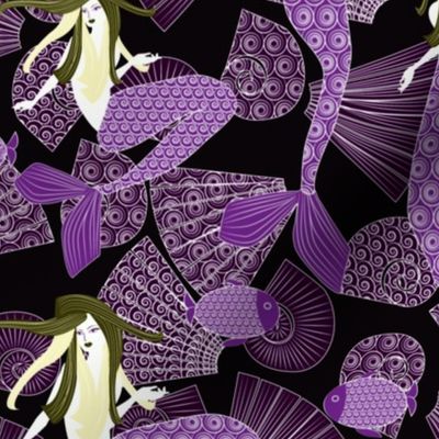 mermaids purple