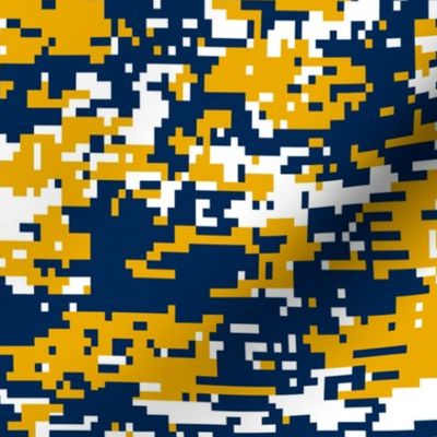 Blue Gold White Digital Camo