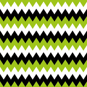 Chartreuse Chevrons