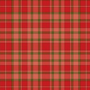 Western Tribal Native Pattern3 Red Green Plaid