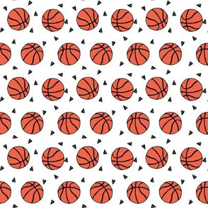 basketball fabric // small version basketballs design sports sport fabric by andrealauren