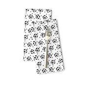 soccer fabric // soccer ball fabric black and white sports fabric soccer