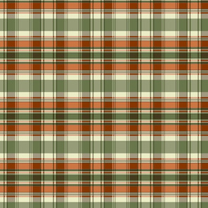 Autumn Plaid repeat - orange