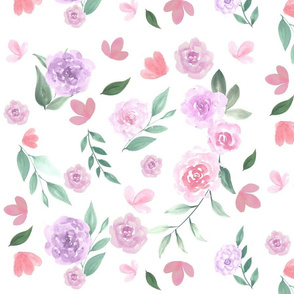 Pastel Floral Garden