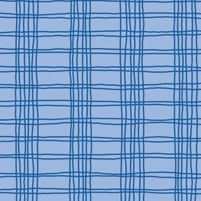 Grid Stripes – blue