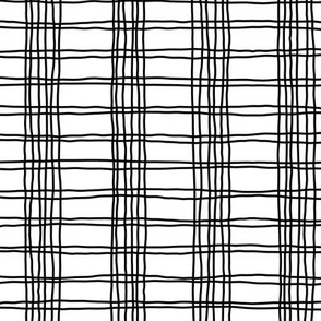 Grid Stripes – black white