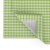 1/4" Lime Green Gingham AFDE54