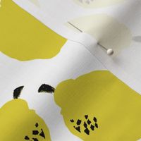 lemons fabric // simple sweet fruits fabric scandi style simple design by andrea lauren - white