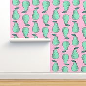 pears fabric // pear fruit design pear fabric cute nursery fabric by andrea lauren - pink