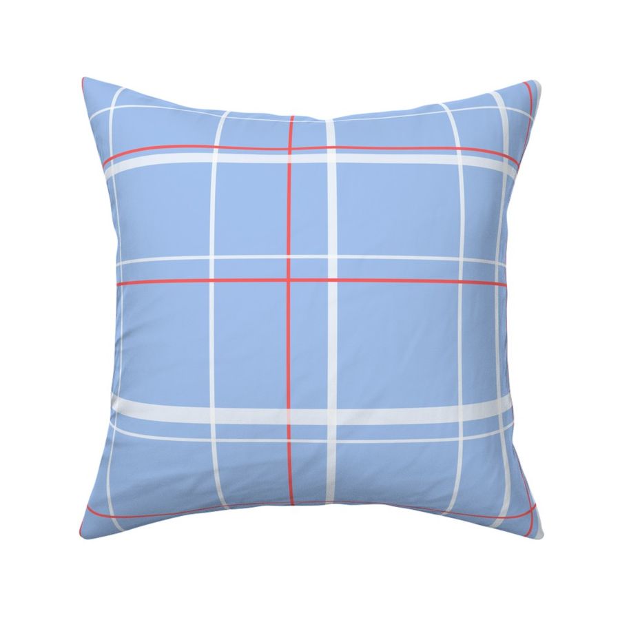 Port-Rhu Tartan strawberry red