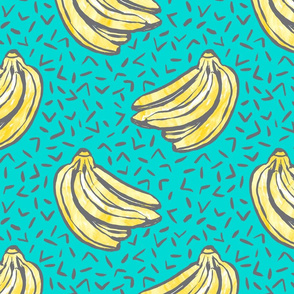 Go Bananas! - Teal - *large scale*