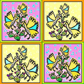 Talavera Tile Pajaros Quilt