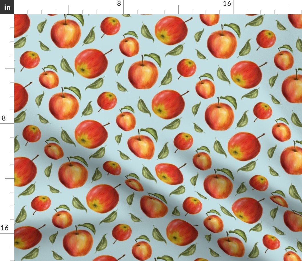 Apples watercolor